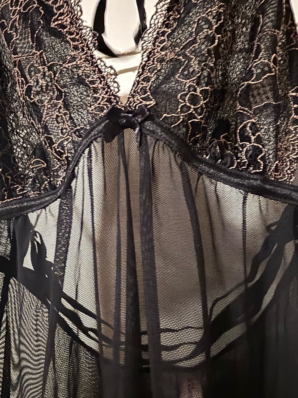 🌺5/$25🌺La Vie en Rose Sheer Black Halter Lace-Detailing Dress